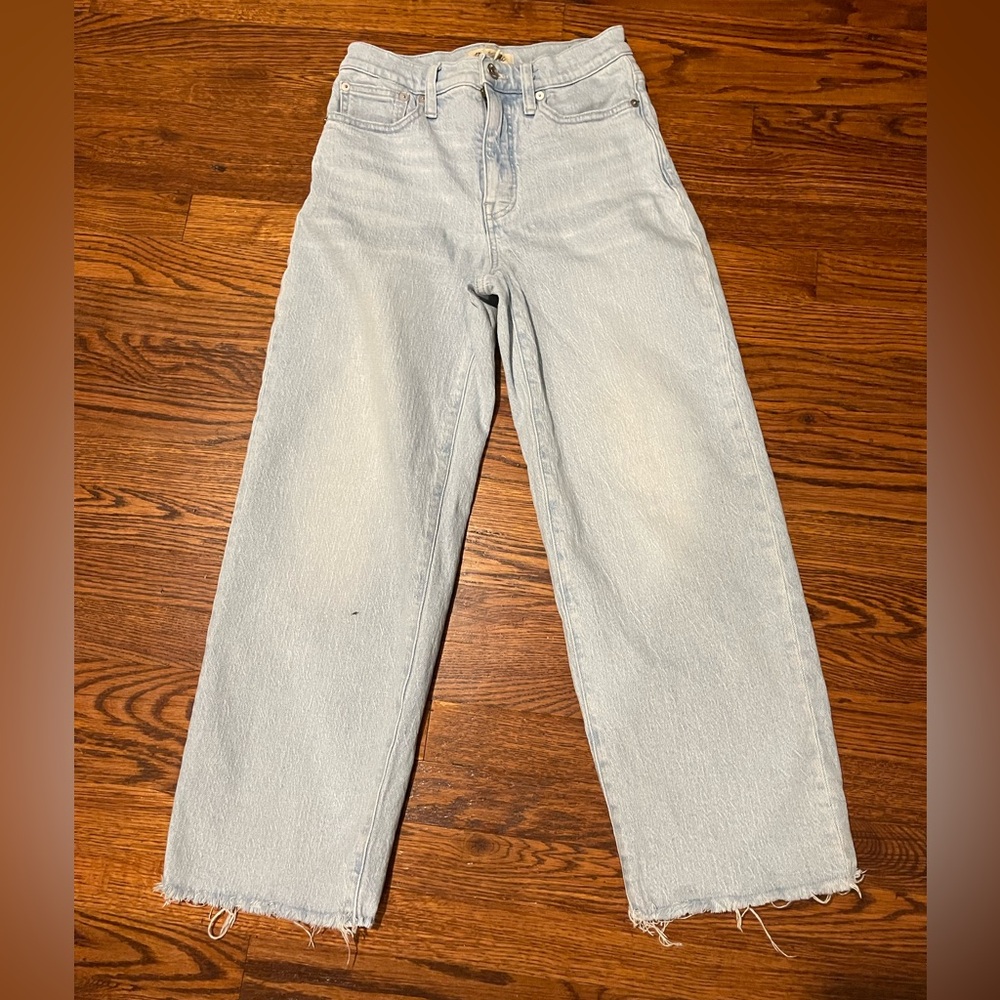 Madewell wide leg crop Size 25